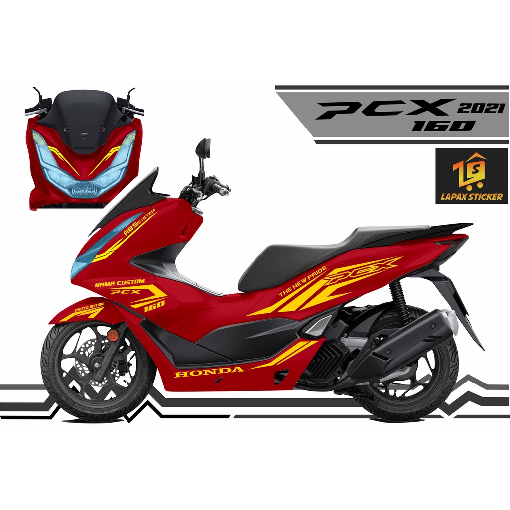 Sticker PCX 160  New Striping Cutting Stiker Honda PCX 160