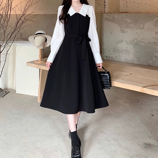 COD dress korea/dress wanita/dress korean style/midi dress korea/long dress dress korean style wanita/dress korean style wanita/