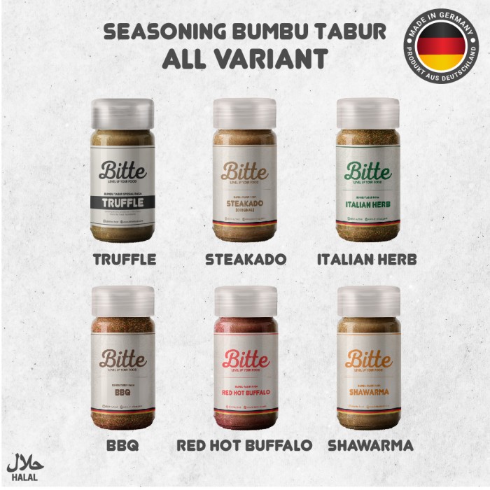 

SPESIAL PROMO - PROMO BUY 1 GET 1 ITALIAN HERB & RED HOT BUFFALO SEASONING -BITTE FOOD