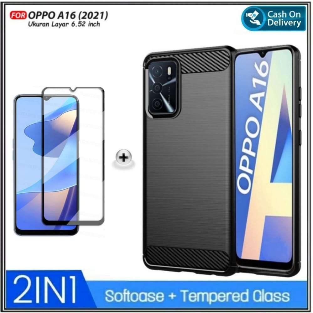 Mondi Store Case Oppo A16 Soft Case Premium Casing Oppo A16 2021 Cover