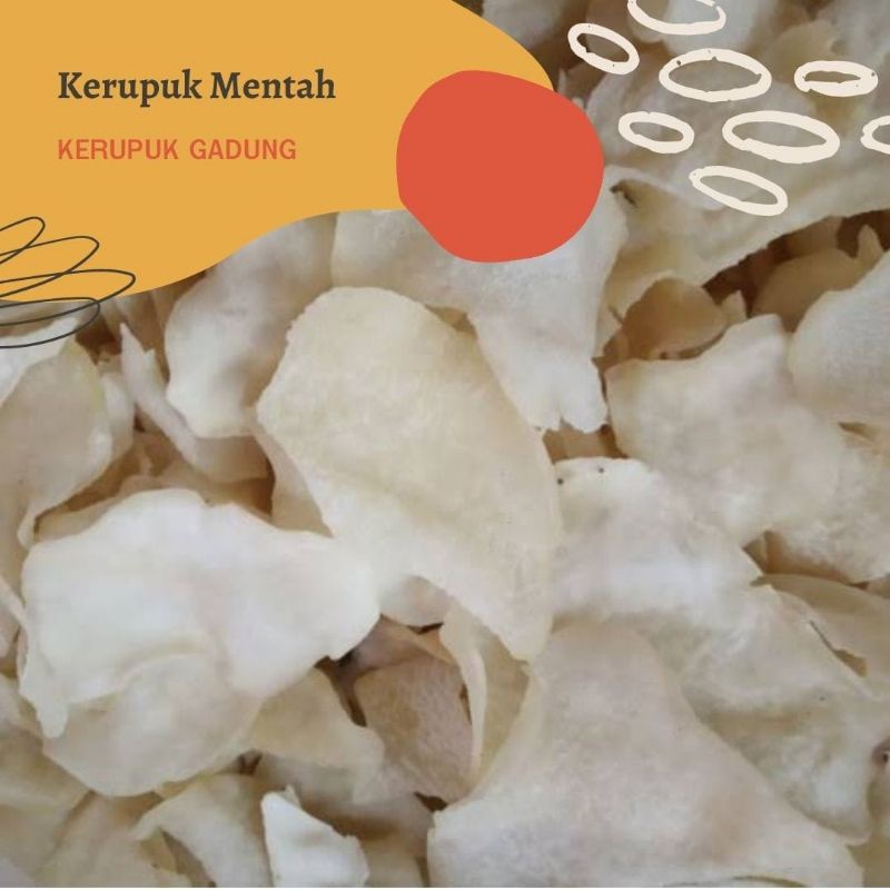 

250 GRAM KERUPUK GADUNG / KERUPUK MENTAH