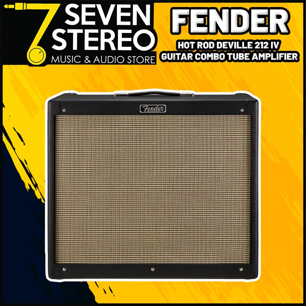 Fender Hot Rod DeVille 212 IV Guitar Combo Tube Amplifier Black