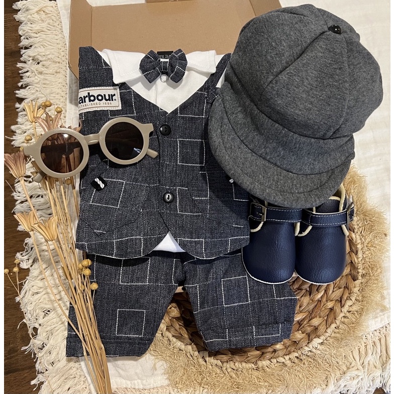 {BEBE ZAYN} Hampers baby/ hampers bayi/ baby gift/ kado bayi/ baby newborn/ Baby Boy/ Baby Boy Set-Tuxedo Bailey Navy