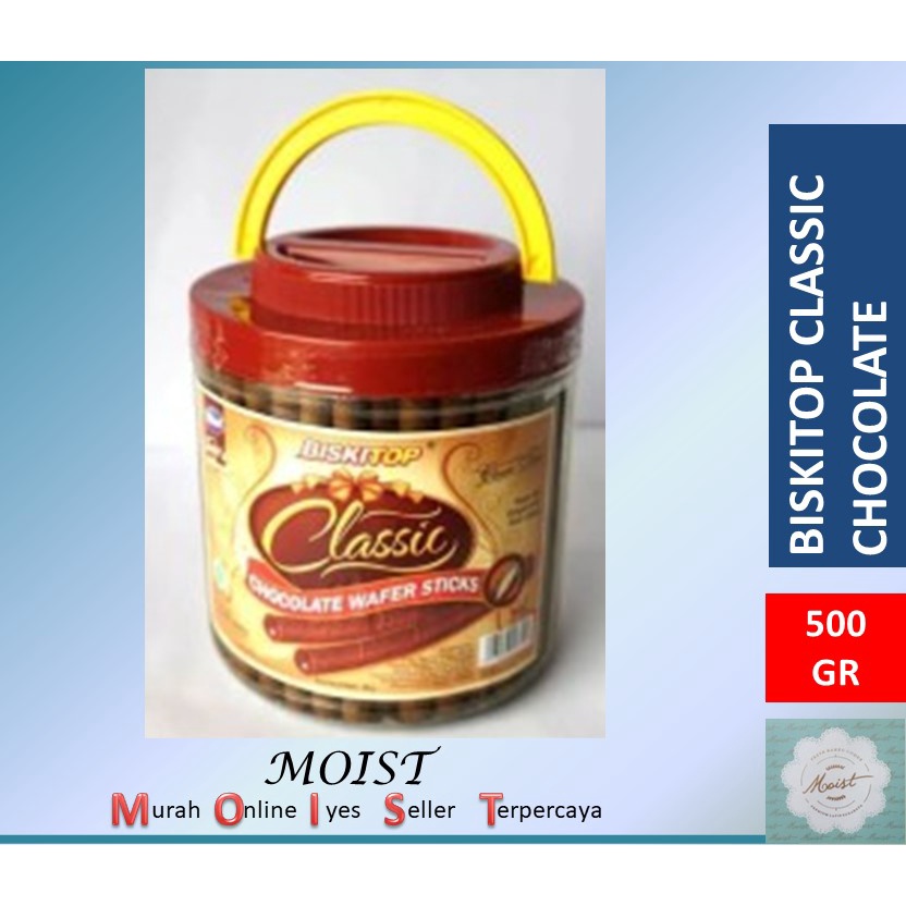 BISKITOP CLASSIC CHOCOLATE WAFER ROLL STICKS / BISKITOP COKLAT KLASIK