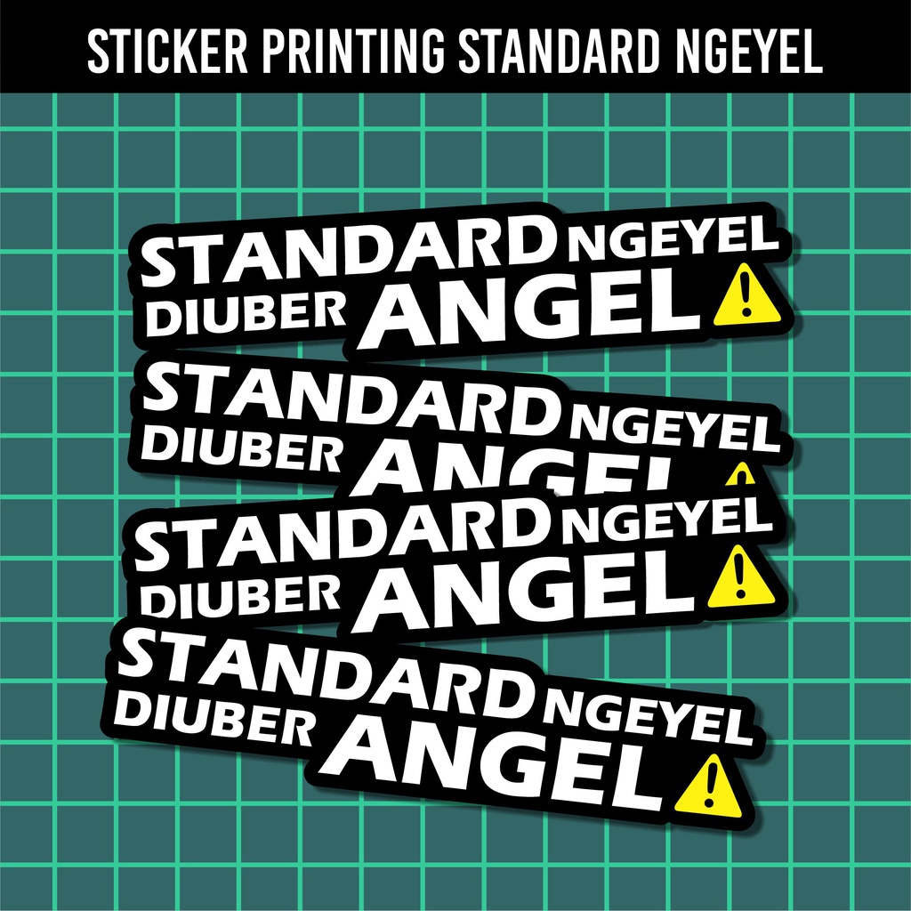 

JP Store STICKER PACK LABEL STIKER PRINTING STANDART NGEYEL ANTI AIR