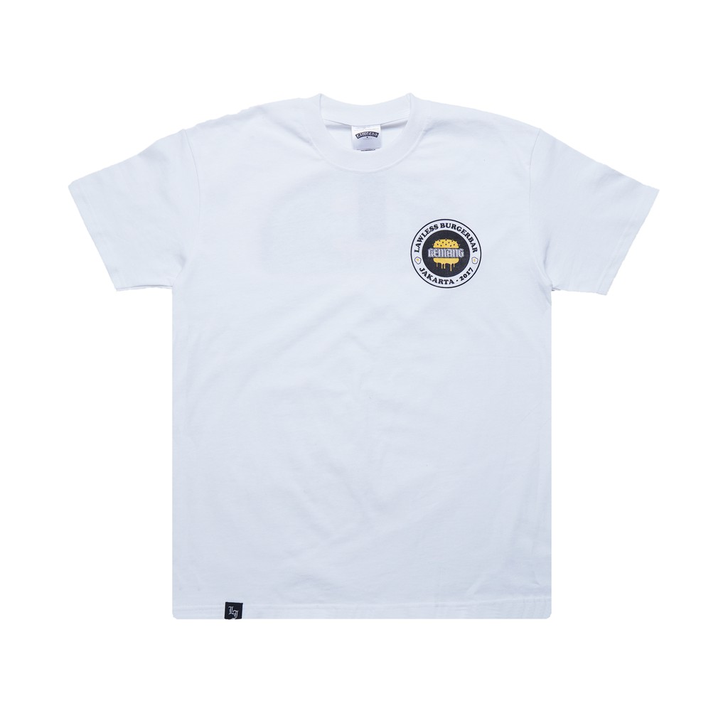 HOT Lawless - Crew Patch Kemang Tshirt - White