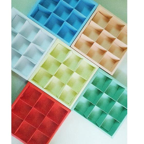 

✿ Dus mika polos eggtart/fruitpie sekat 9 ( 1 pack isi 5 pcs ) ☄