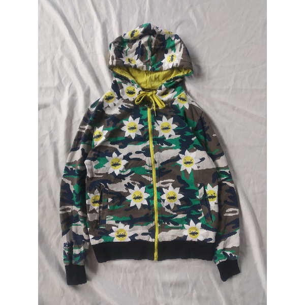 ZIP HOODIE ELSTINKO CAMO SUNFLOWERS - SECOND ORIGINAL
