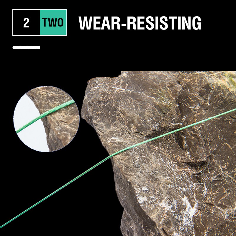 Biteme 100m 4X PE Line Braided Fishing Line10-120LB 4 Strands Multifilament Fishing Line