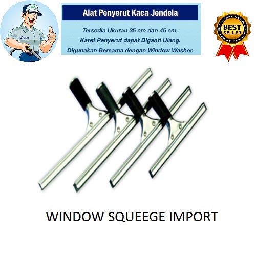 Window Squegee 35 Cm / Karet Kaca