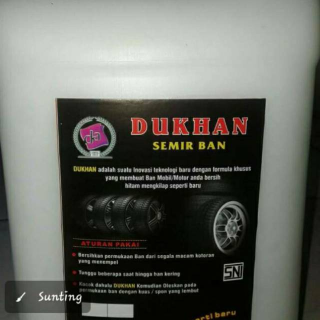 Dukhan semir ban ( 1liter )