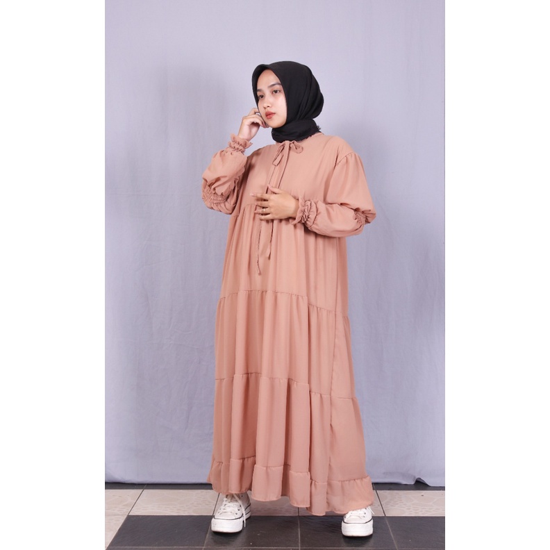 HANUMA DRESS CERUTY GAMIS WANITA MUSLIMAH - DRESS WANITA / GAMIS