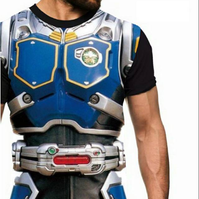 Kaos Kamen Raider rider suit kostum cosplay superhero anak cowok pria distro Bandung 3d fullprint