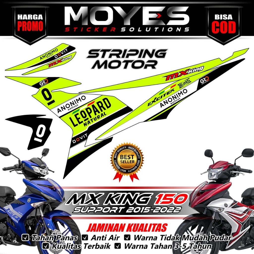 STRIPING VARIASI YAMAHA MX KING 150 LIS STICKER DECAL VARIASI YAMAHA MX KING 150 MXKING