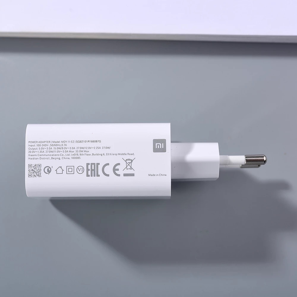 【3359】Xiaomi Mi9 5G Charger 27W  USB Colokan Micro/Type-C Fast charging 3.0 Quallcomm Fast Charging Adapter 5A Type C Cable For MI 11 12 Ultra Poco X3