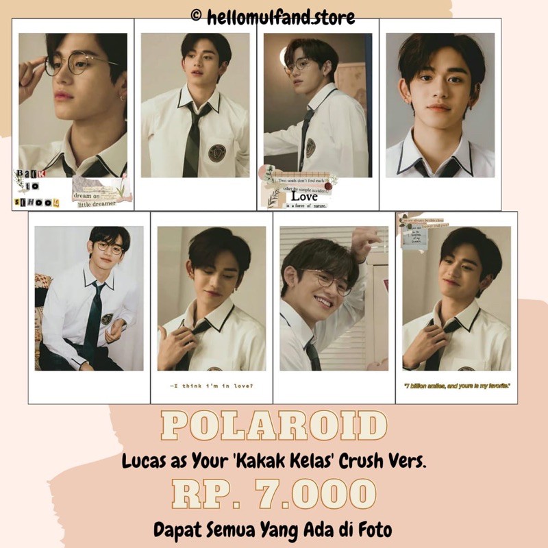 Polaroid paket ganteng NCT2020 NCT