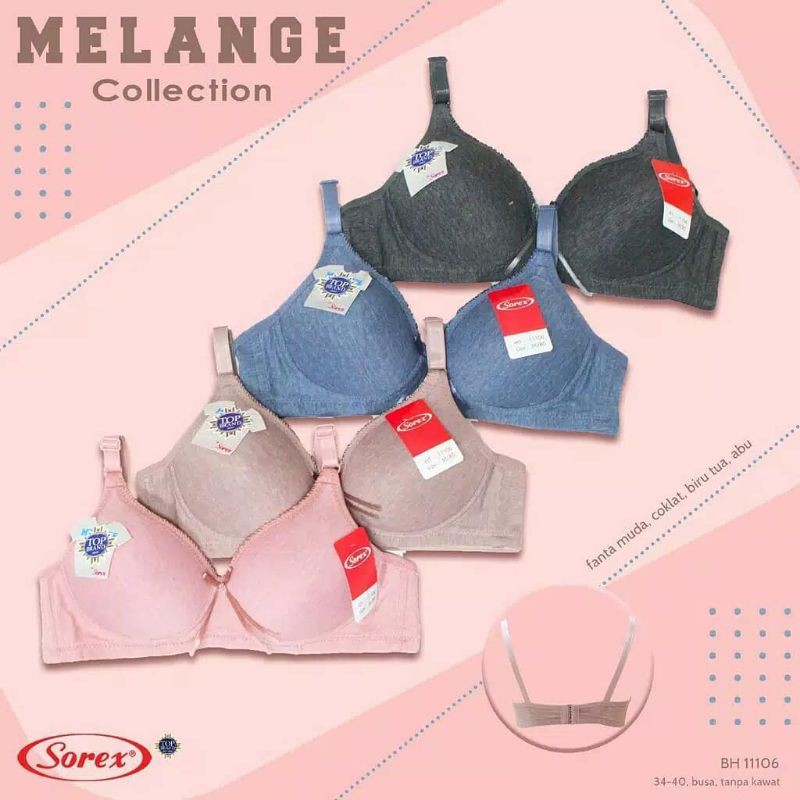 Bra wanita sorex / bh sorex tanpa kawat / kutang bahan kaos / menyerap keringat