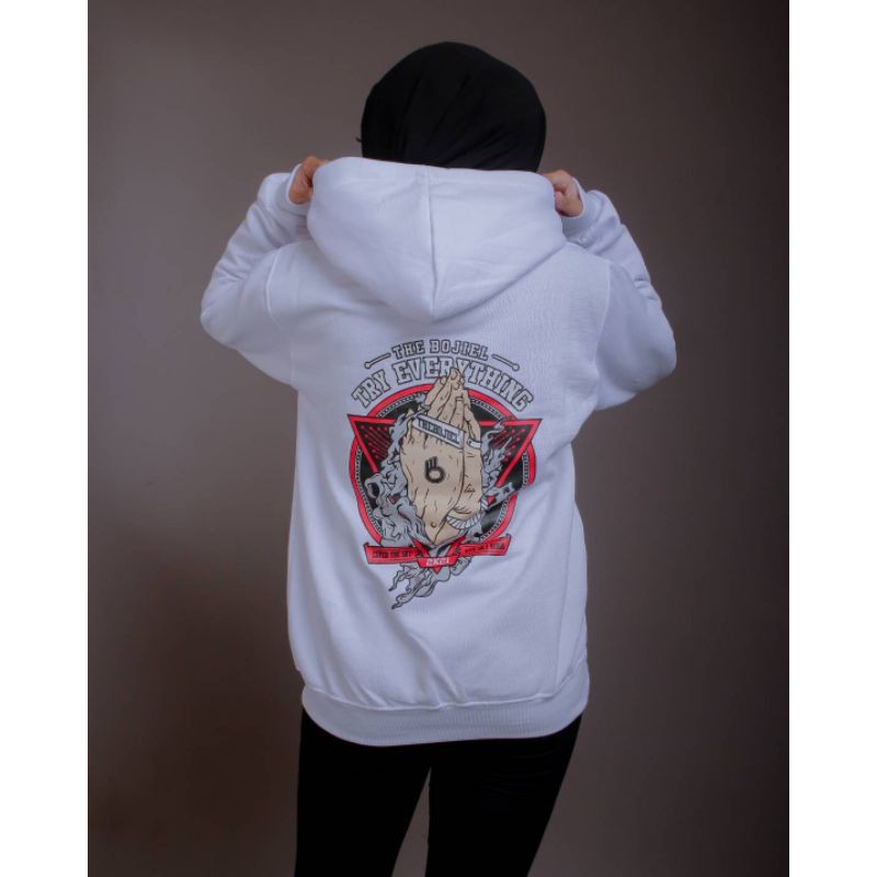 Jaket Sweater Hoodie Black Distro - Hoodie Art Frog Peace TwoBird Original The Bojiel