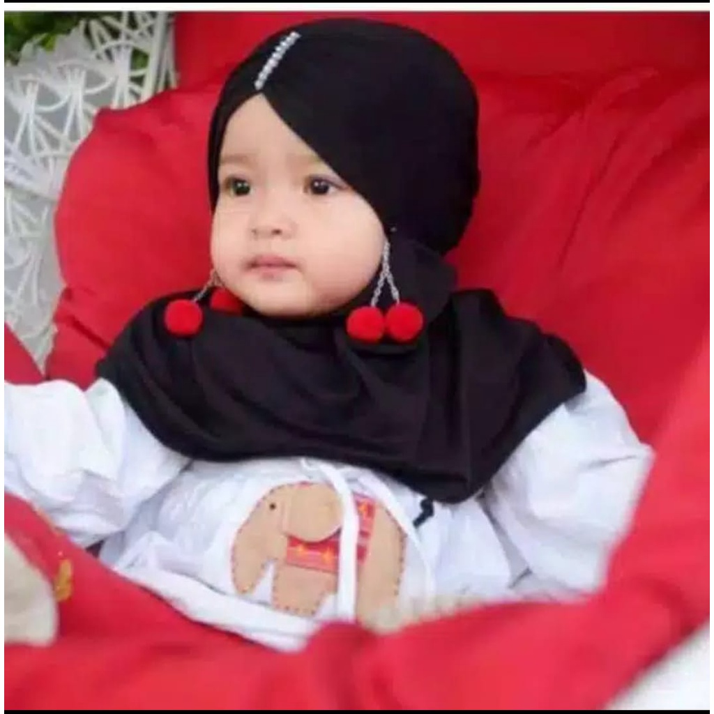 Paket Jilbab Bayi 60 Ribu Dapat 5pcs / Alody's Collection