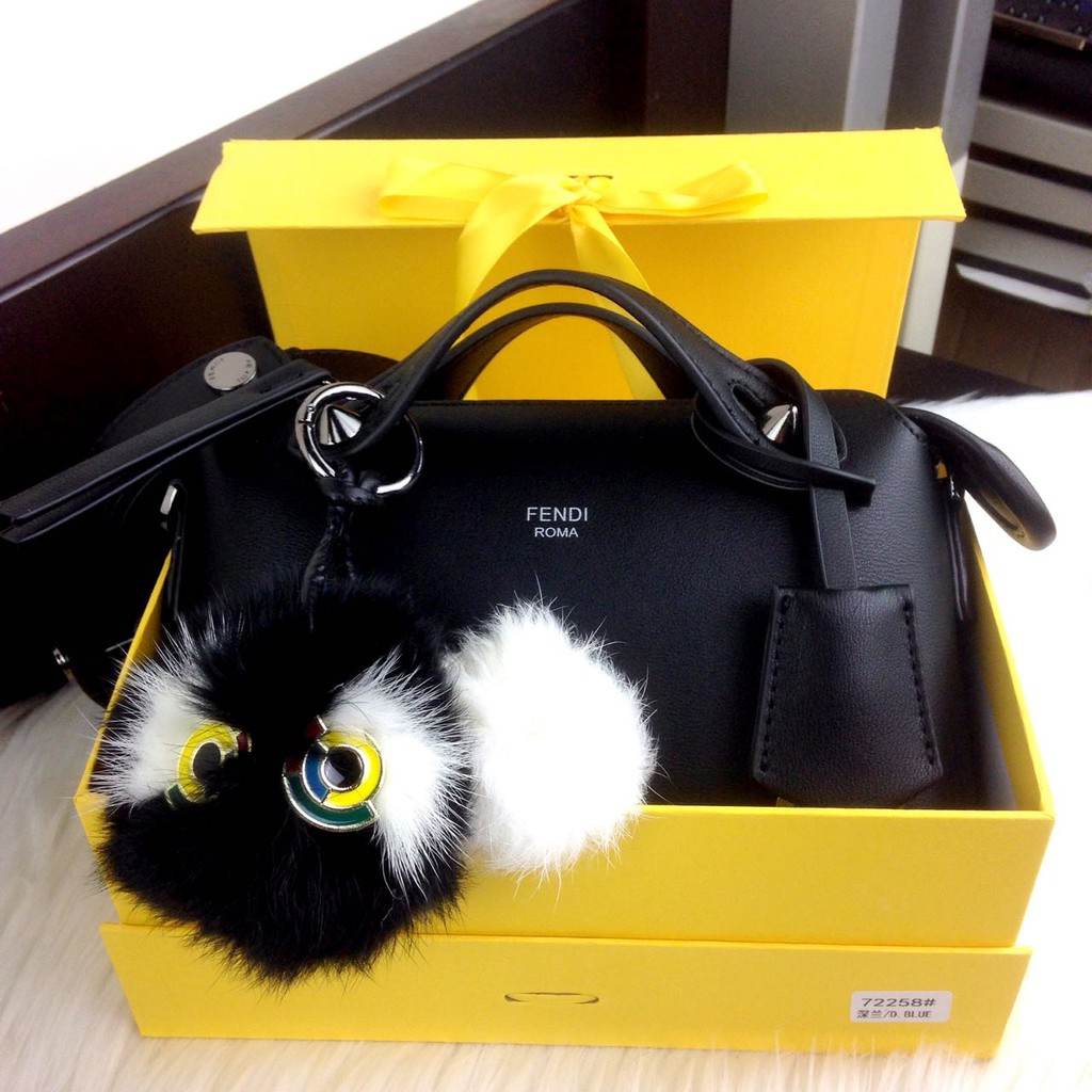 Ready Stock New Arrival FENDI By The Way BB Bag Autumn 2018 with  Crystal Monster Charm