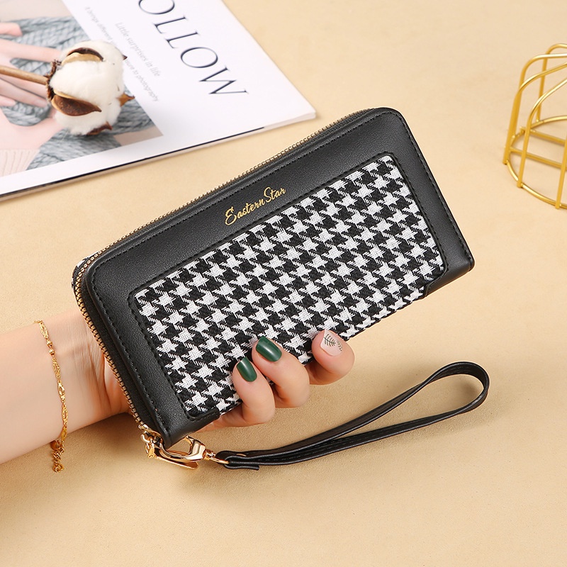 Dompet Panjang Wanita Pouch Import / Wallet Motif Bunga - 407