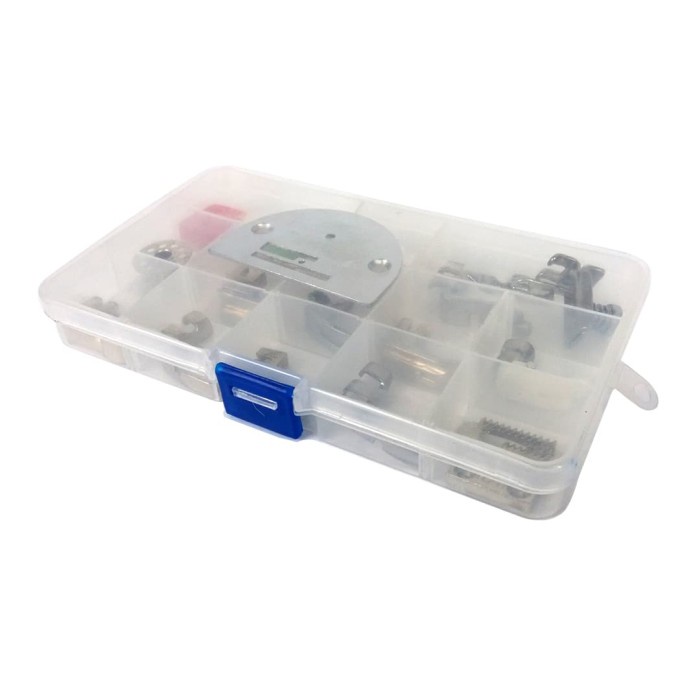 Jahit-Mesin-Part-Spare- Set Sepatu Dan Tool Kit Mesin Jahit Klasik Singer/Butterfly Isi 16 -Spare-