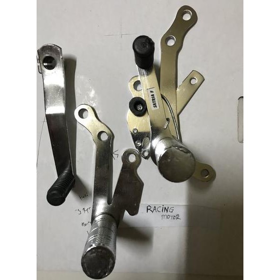 .:. PENGIRIMAN CEPAT SPAREPART MOTOR.:. ANDERBON SATRIA FU F150 BAHAN BESI FOOTSTEP ANDERBON FU F150