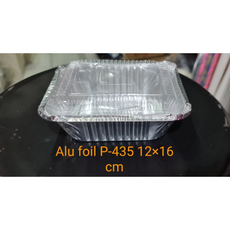 Wadah aluminium foil P-435 (bintang) / loyang aluminium lasagna/ wadah creamy chicken baked rice phd