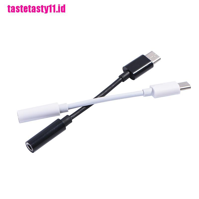 Kabel Adapter Earphone USB 3.1 Tipe C male to 3.5 Tipe C Ke 3.5mm