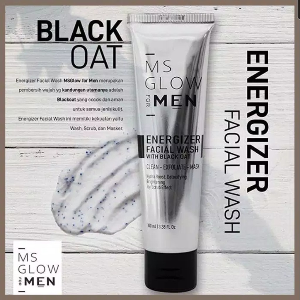 MS GLOW FOR MEN Energizer Facial Wash 100ml