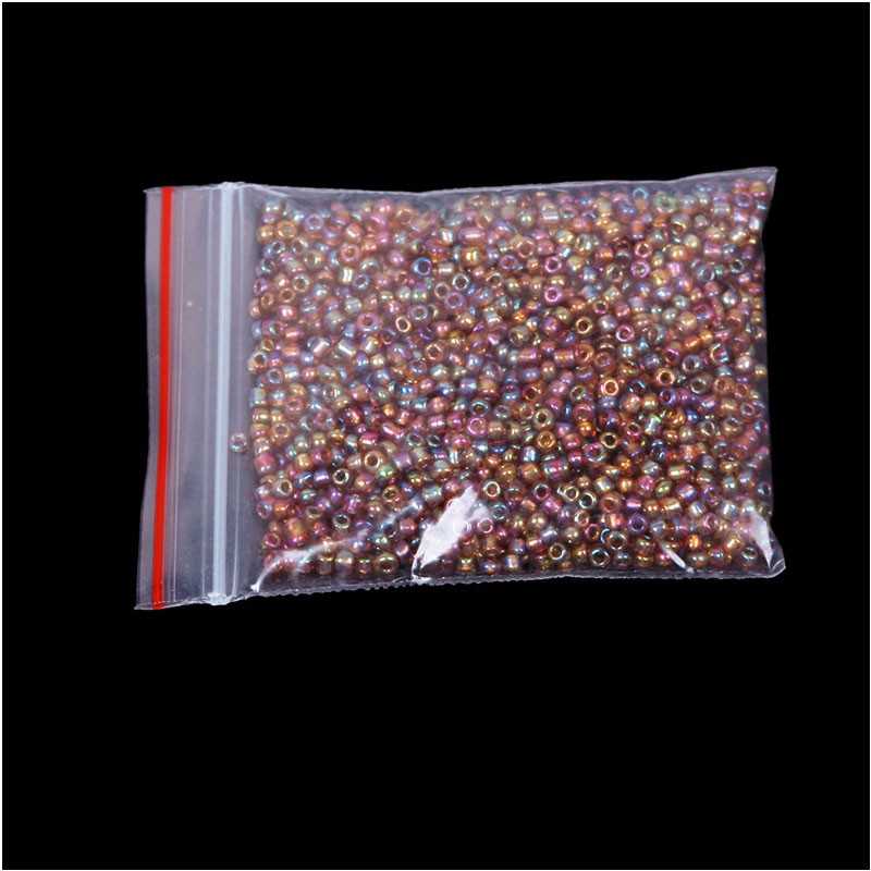 1200pcs Manik-Manik Kaca Bulat Warna-Warni Ukuran 2mm Untuk Membuat Perhiasan