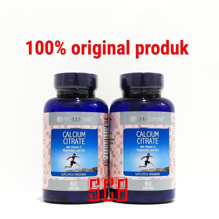 Jual Berkasiat Wellness Calcium Citrate Obat Memelihara Kesehatan