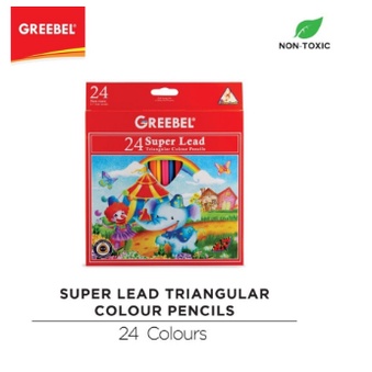 

PENSIL WARNA AIR ISI 24 / GREEBEL PENCIL SUPER LEAD - 3724