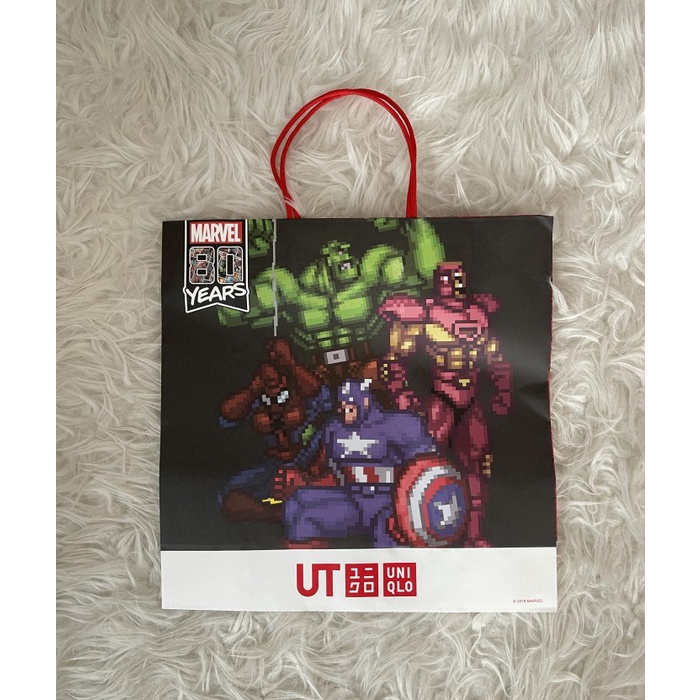 

✨ BISA COD ✨ Uniqlo marvel paperbag medium / paper bag original