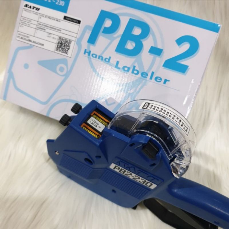 

SATO HAND LABELER PB 2 230 LABEL HURUF ANGKA 2 BARIS