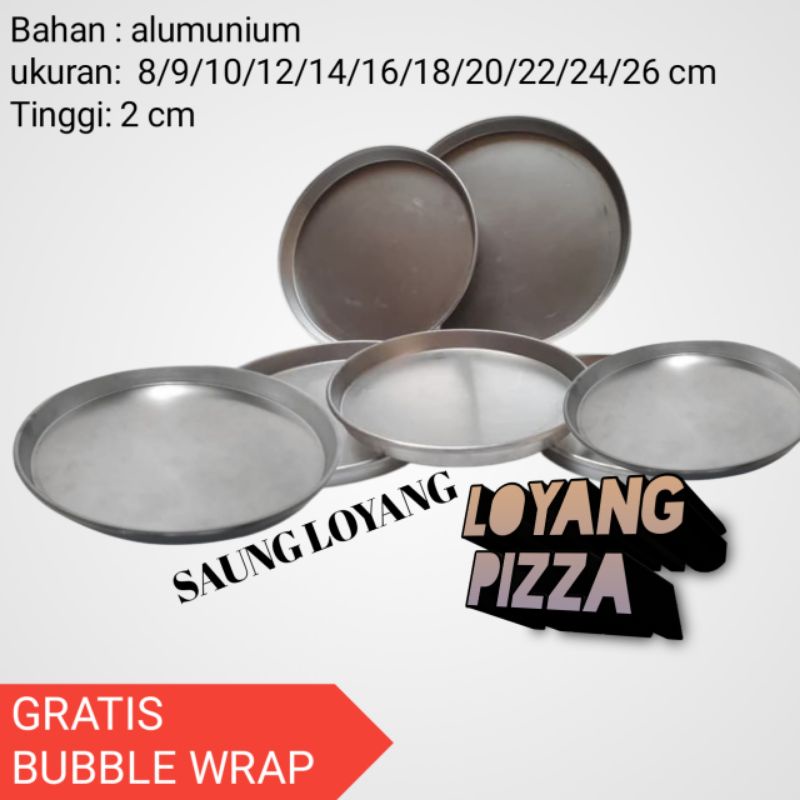 

Loyang pizza 8/9/10/12/14/16/18/20/22/24/26 cm