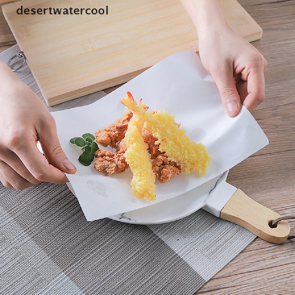 50pcs Kertas Membran Penyerap Minyak Makanan Sup