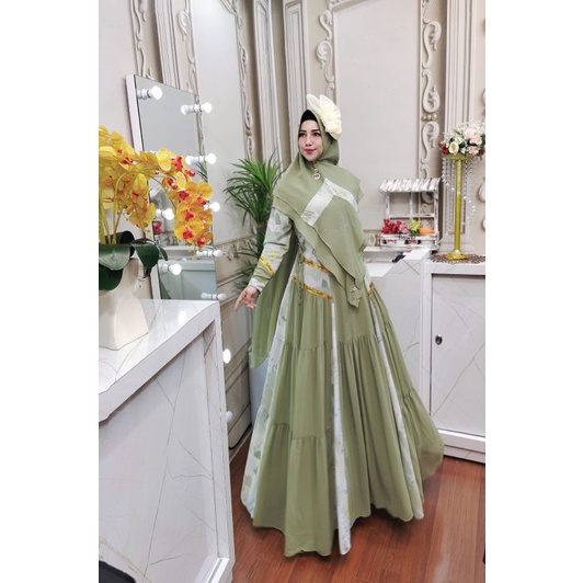 JASMINE SERIES ORI BY SYAFEERA SYARI / GAMIS BRANDED PREMIUM MEWAH TERBARU-2