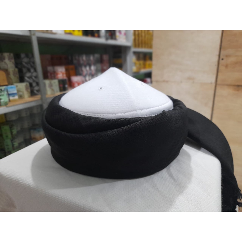 Peci Imamah Permanen Sorban Imamah Permanen/Imamah permanen/Peci Sorban imamah Permanen