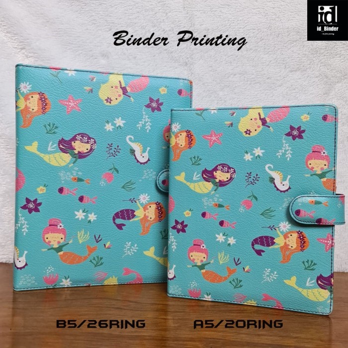 

Jualan Binder Printing Motip Litlle Mermaid A5/Ring 20, B5/Ring 26 Diskon