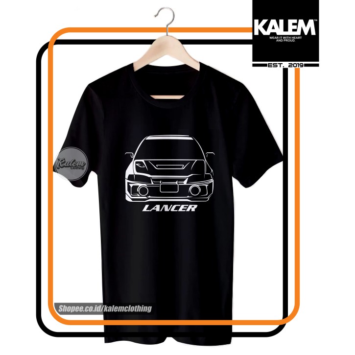 Kaos Baju Mobil Lancer Evo 4 Vector Kaos Distro Otomotif - KALEMCLOTHING