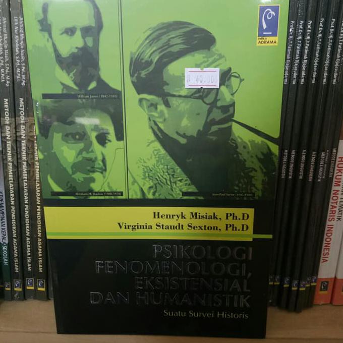 Diskon Psikologi Fenomenologi Eksistensial Dan Humanistik - Henryk Misiak Ori