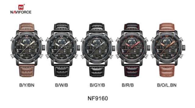 Termurah Jamtangan pria NEW NAVIFORCE WATCH NF-9160 water resist