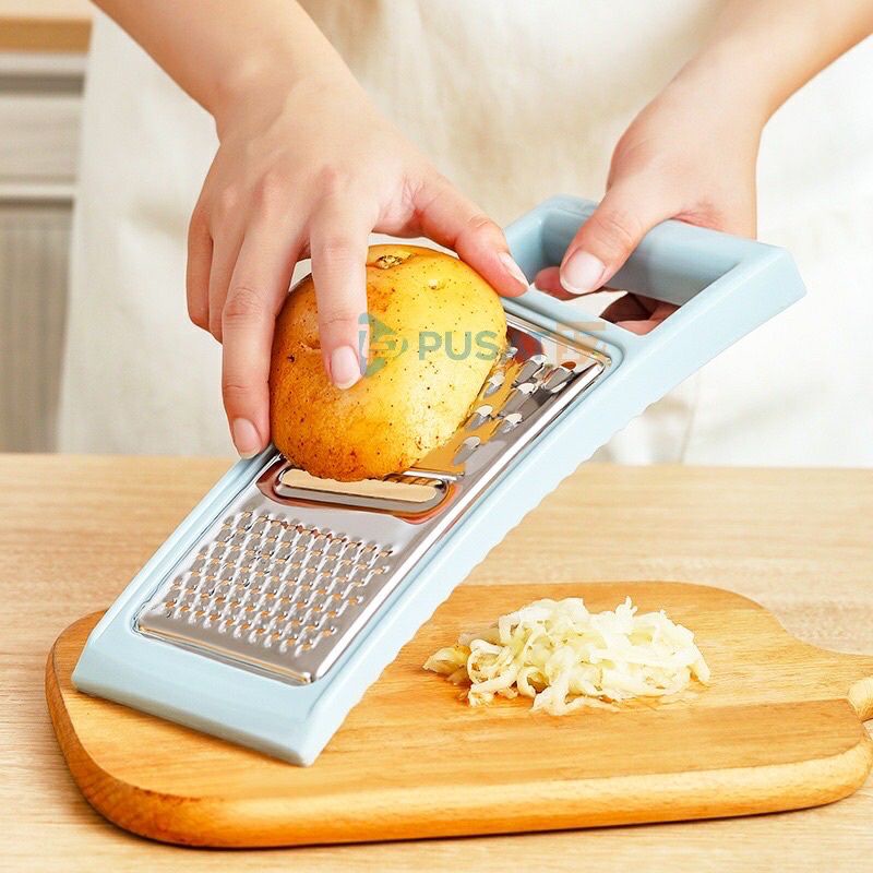 PARUTAN DAPUR SERBAGUNA 4IN1 STAINLESS PARUTAN SAYUR WORTEL KENTANG BUAH KEJU GRATER KITCHEN