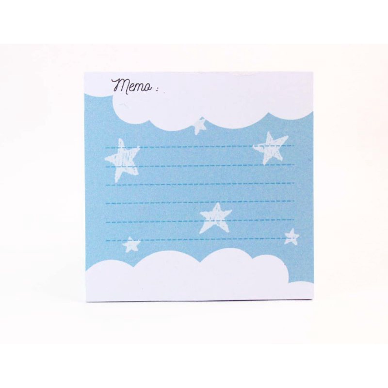 

Memopads aesthethic / Lertas Notes 20 Lembar / Memo Pad Star Series