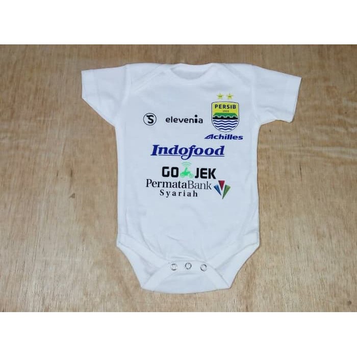  Baju  Bola  Bayi  Romper Bayi  Jumper Bayi  Persib  Away Liga1 