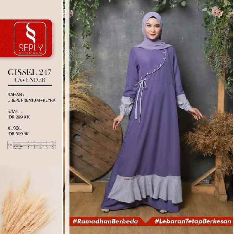 seply gissel 247 lavender size m