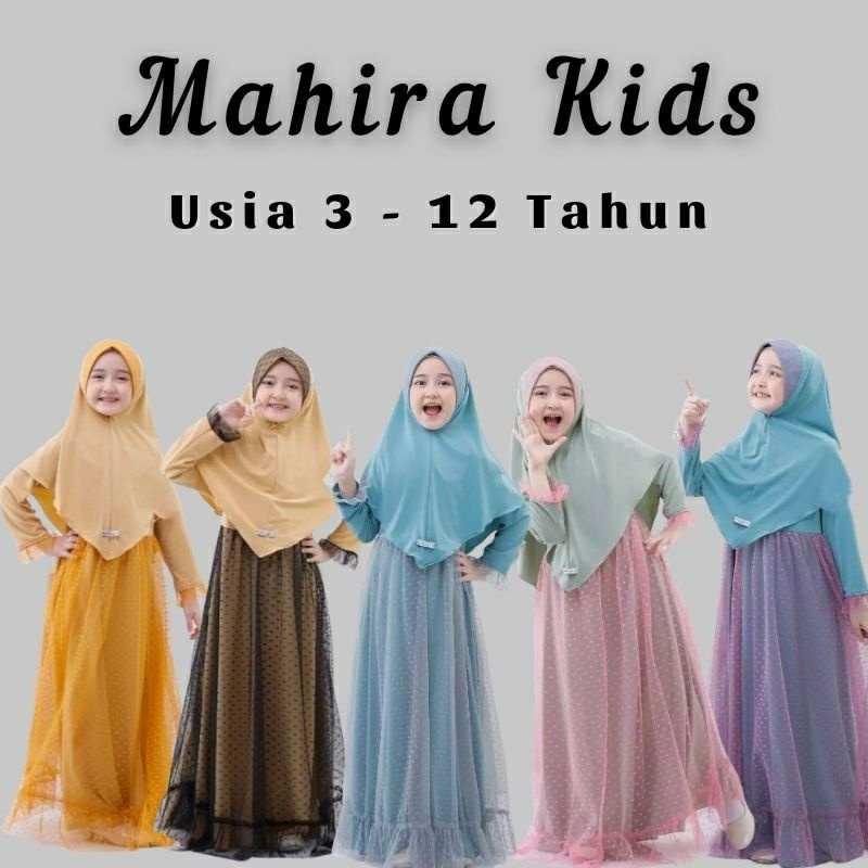 PAKAIAN MUSLIM ANAK PEREMPUAN GAMIS ITY CREPE  VFIL-008
