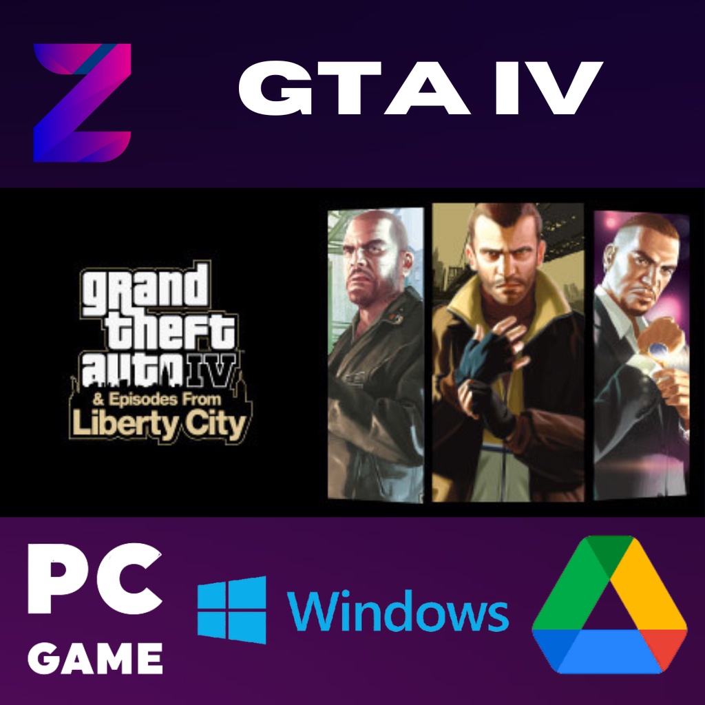 GTA 4 Grand Theft Auto IV THE COMPLETE EDITION - PC/Laptop Games