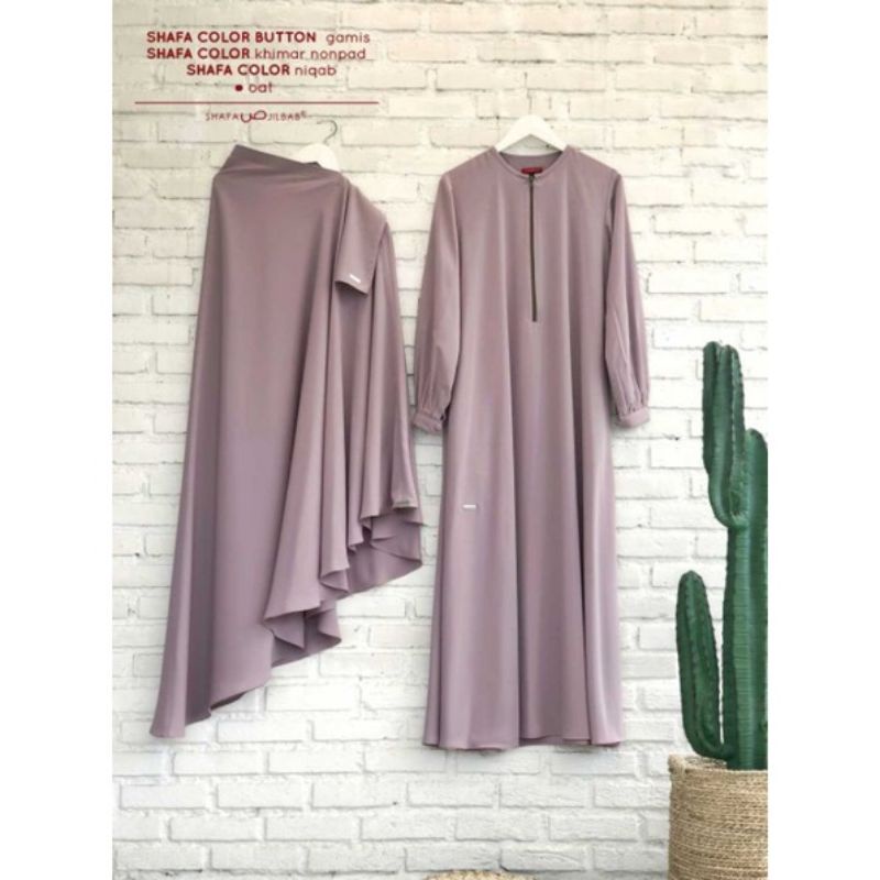SHAFA COLOR GAMIS BUTTON by Shafa Jilbab